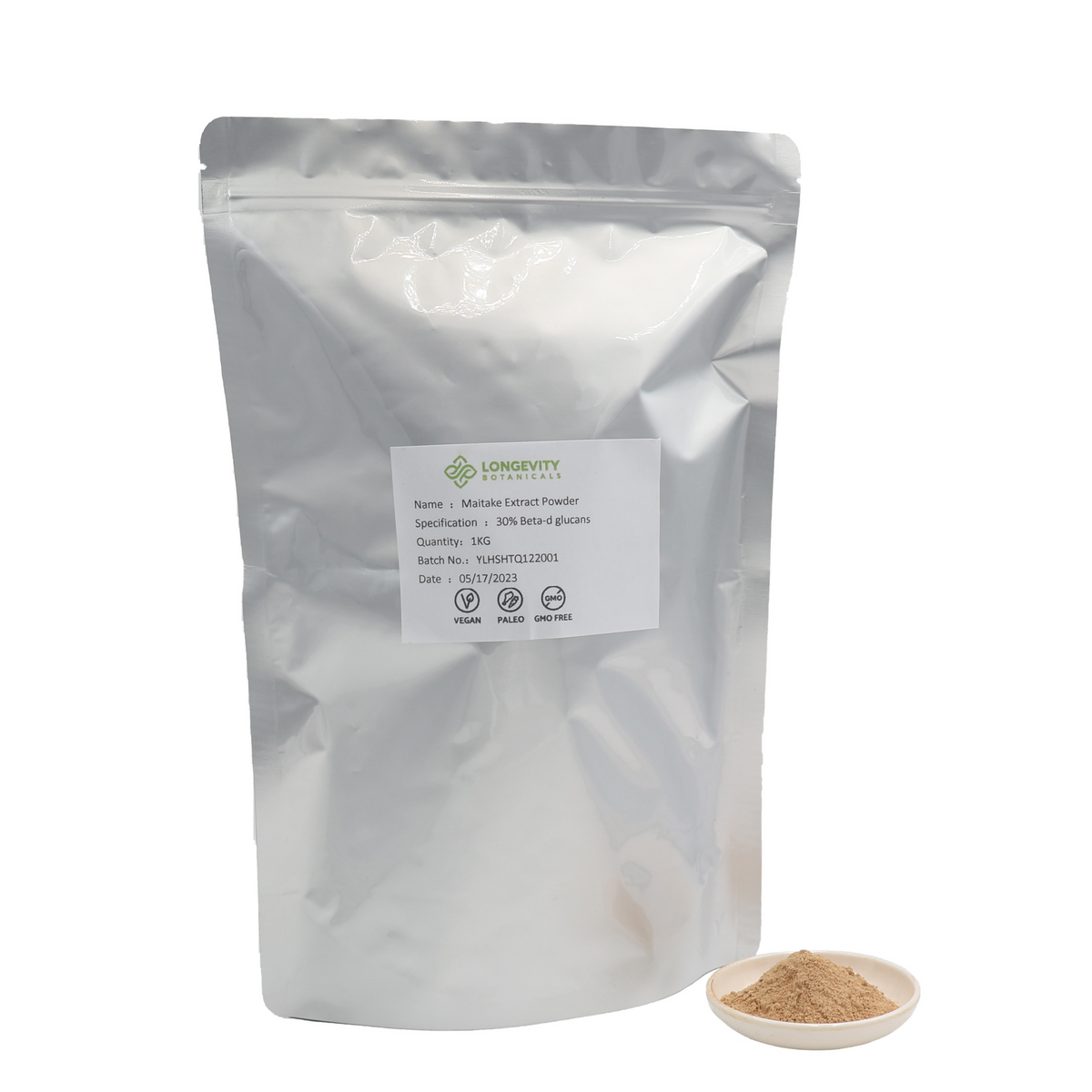 Organic Maitake Mushroom Extract Powder Bulk (1 Kilogram