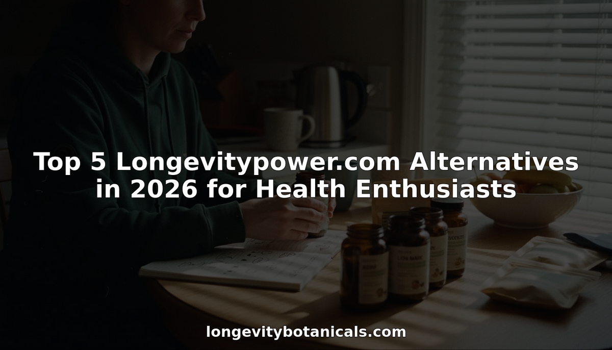 Health enthusiast comparing mushroom supplement brands