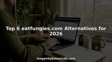 Writer researching mushroom supplement alternatives