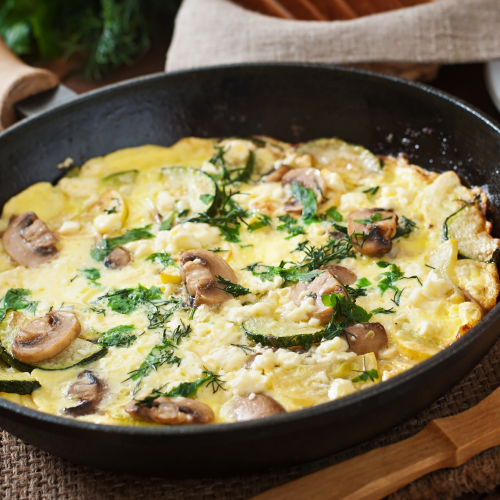 Recipe on How To Cook A Mushroom Omelette?