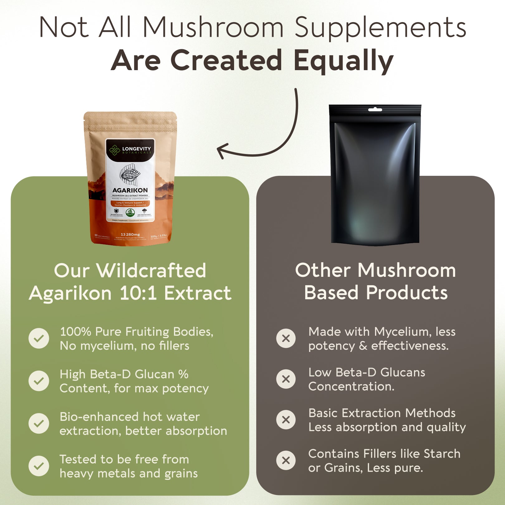 Bulk Agarikon Powder Mushroom 10:1 Extract (1 KG / 2.2 LB) (Wildcrafted)