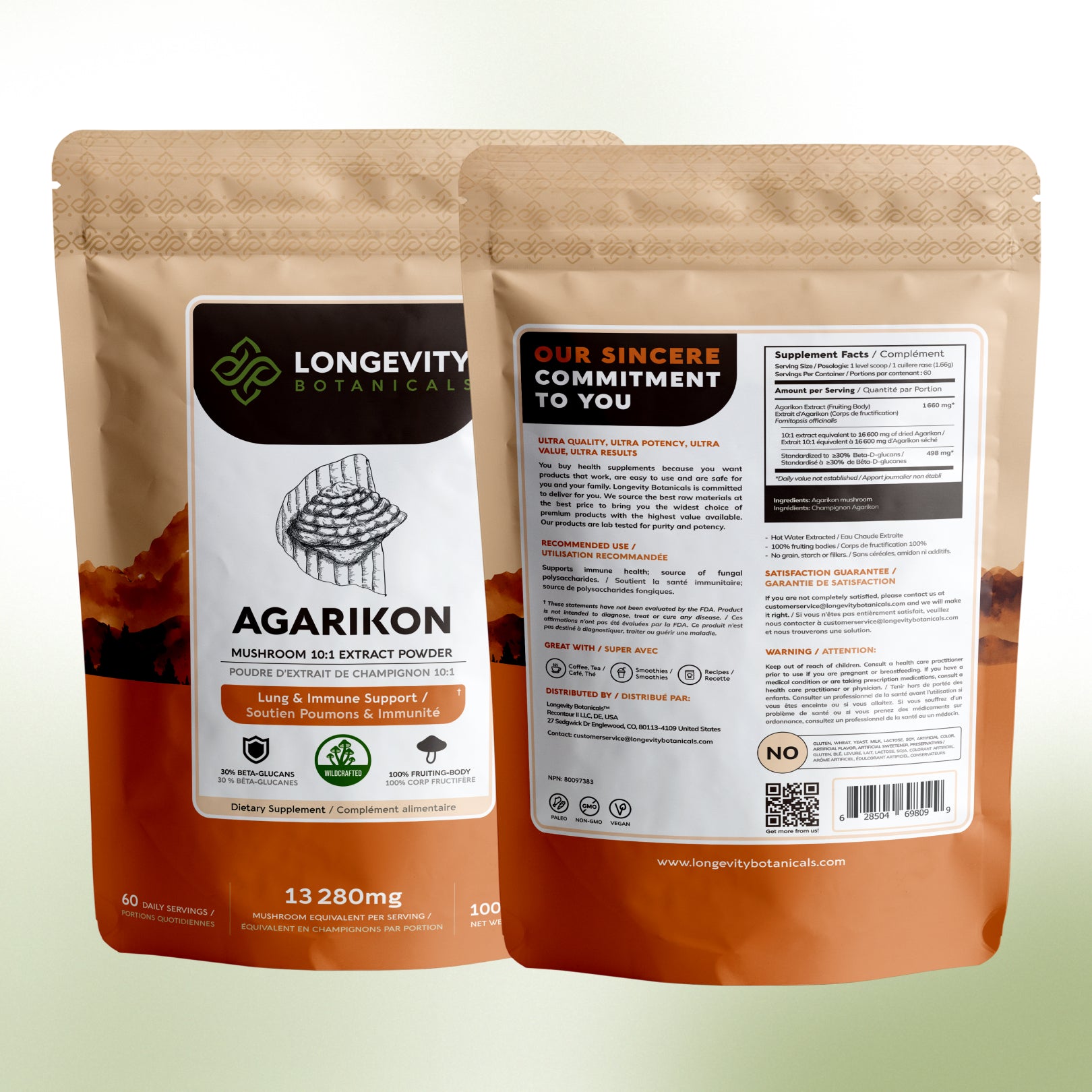 Bulk Agarikon Powder Mushroom 10:1 Extract (1 KG / 2.2 LB) (Wildcrafted)