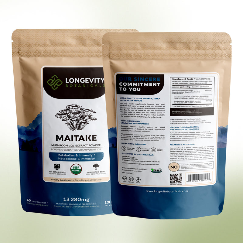 Organic Maitake Mushroom Powder 10:1 Extract, image 9