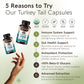Organic Turkey Tail Capsules Mushroom 10:1 Extract (120 Count) Gut & Immune Health Booster