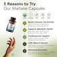 Organic Maitake Capsules Mushroom 10:1 Extract (120 count) Balance Your Wellness Naturally