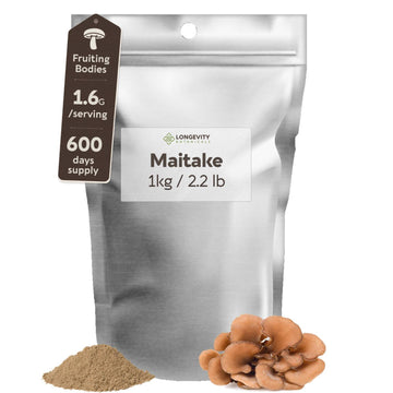 Bulk Maitake Powder Mushroom 10:1 Extract (1 KG / 2.2 LB) (Organic) - LongevityBotanicals Mushrooms