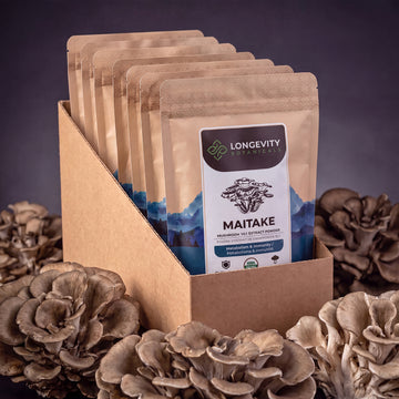 Organic Bulk Maitake Powder Mushroom 10:1 Extract (1 KG / 2.2 LB) (10 Bags)