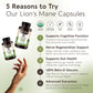 Organic Lion's Mane Capsules Mushroom Extract (120 count) - Fuel for a Sharper Mind