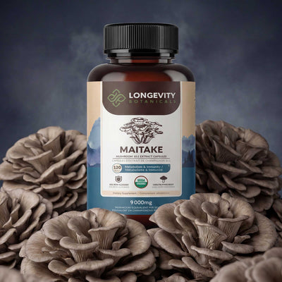 Organic Maitake Capsules Mushroom 10:1 Extract
