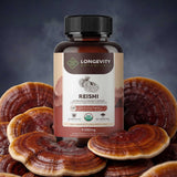 Organic Reishi Capsules Mushroom 10:1 Extract
