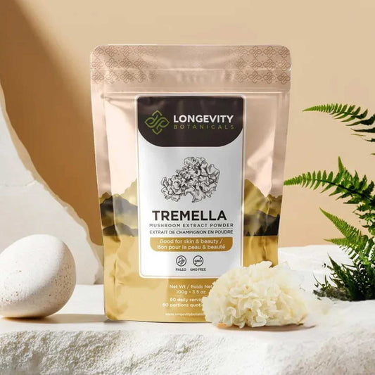 Tremella Mushroom Powder 10:1 Extract. Skin Hydration Redefined (3.5oz / 100g)