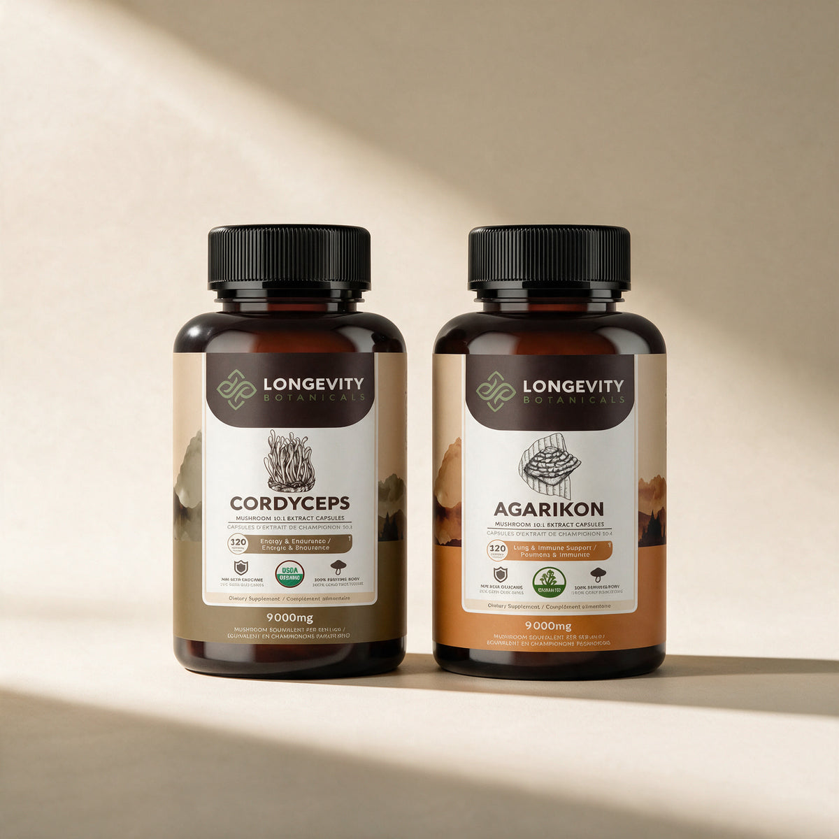 Breathe mushroom extract capsules bundle