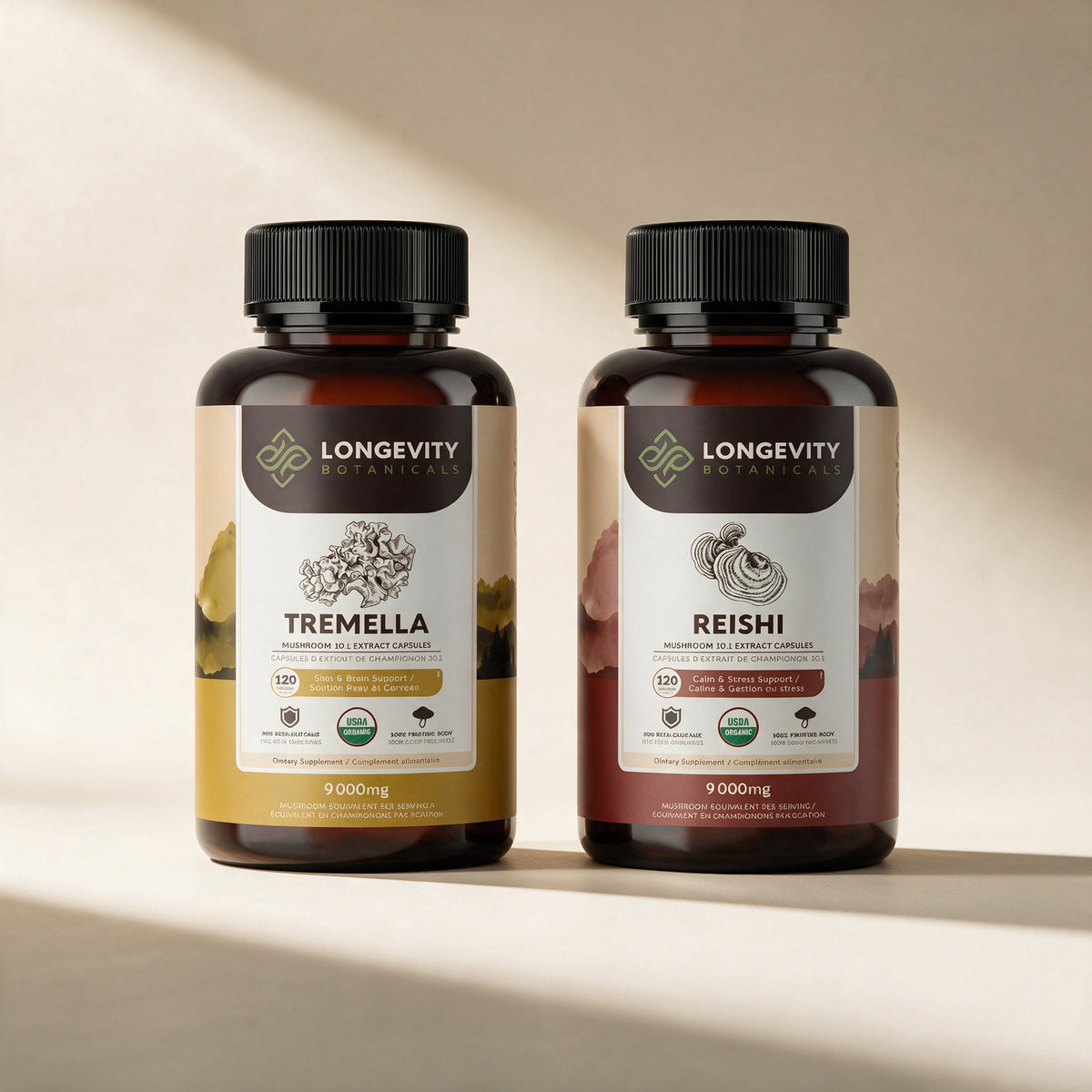 Glow mushroom extract capsules bundle