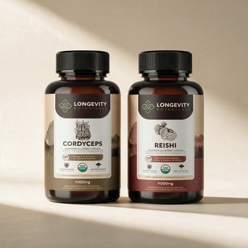 Morning & Night mushroom extract capsules bundle