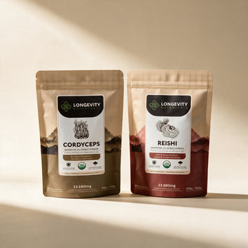 Morning & Night mushroom extract powder bundle