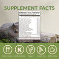 Power Blend 15 Mushroom Extract Powder (100 Grams) - Complete Body & Mind Support - LongevityBotanicals Mushrooms